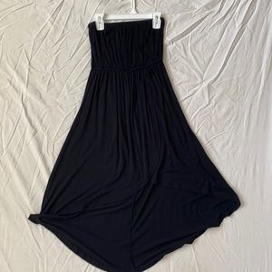 Sleeveless Black Layered Summer Dress